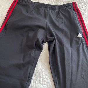 Lack with red stripes Adidas Training Pants